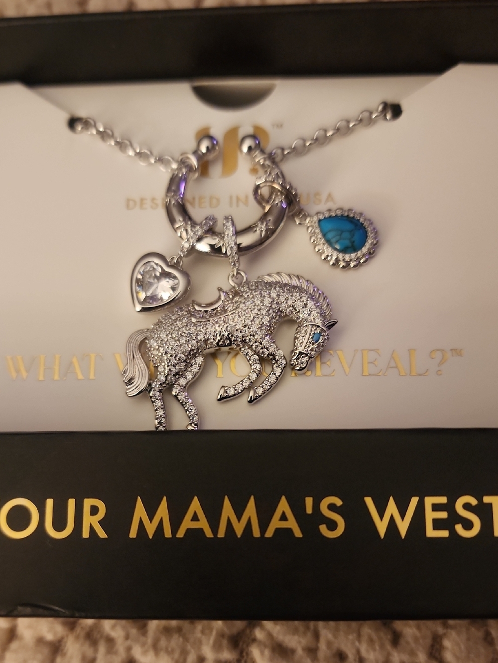 BP Outlaw Raised Untamed Necklace and Ranch Romance Charm